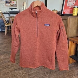 Patagonia Women's Half-Zip Sweater Rust Orange